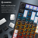 Клавиатура беспроводная GamePro Asgard Valhalla Pro MK160B-D-Pro Rainy Switch Wireless/Bluetooth/USB Black (MK160B-D-Pro) - изображение 9
