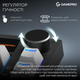 Клавиатура беспроводная GamePro Asgard Valhalla Pro MK160B-D-Pro Rainy Switch Wireless/Bluetooth/USB Black (MK160B-D-Pro) - изображение 17