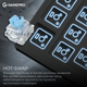 Клавиатура беспроводная GamePro Asgard Valhalla Pro Rainy Switch Bluetooth/2.4G/USB White with display (MK160W-D-Pro) - изображение 10