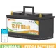 Аккумулятор LifePo4 100Ah 12V 1280Wh FLYFOREE с Bluetooth для ИБП ( Литий железо фосфатный ) BMS (AKBS03) - изображение 4