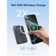 Внешний аккумулятор UGREEN PB763 Qi2 20W с магнитным креплением, 10000 мАч, MagSafe 15W для iPhone 17 и 16 Pro Max Black (55135) - изображение 2