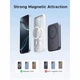Внешний аккумулятор UGREEN PB763 Qi2 20W с магнитным креплением, 10000 мАч, MagSafe 15W для iPhone 17 и 16 Pro Max Black (55135) - изображение 5