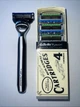 Мужская бритва The Art of Shaving Morris Park Jet Black и сменные лезвия Fusion 4 шт - изображение 1