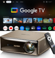 Смарт проектор Aurzen Eazze D1 Max 4k з підтримкою Google TV коричневий (EAZZED1MAX) - зображення 7
