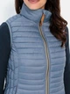 Теплый жилет короткий женский Camel Active VEST 360460-9E50-26 38 Голубой (4064478867370) - изображение 5
