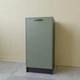 Тумба на кухню 300х824х470 мм МДФ без столешницы нижний модуль шкафчик в кухню (К-57) Чёрный/зелёный - изображение 1