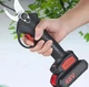 Секатор акумуляторний Li-ion 48V 110-220 В 30 мм, зарядка за 1.5 години, час роботи до 4 годин, чорний - зображення 2