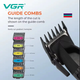 Професійний триммер VGR V-889C із шістьма насадками - зображення 4