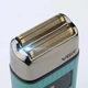 Электробритва шейвер для сухого и влажного бритья с USB и LED дисплеем VGR V-357 бирюзовая - изображение 3