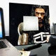 Декоративное зеркало "Рестлер Роман Рейнс. Roman Reigns" подарок для фанатов реслинга WWE, украшение интерьера бара, кафе, спорт и фитнес клуба - изображение 3