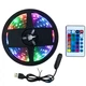 Светодиодная RGB лента USB, 5 м, 300 светодиодов, мультиколор, с пультом LOW StripLight-300L5MML - изображение 1