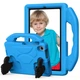 Протиударний дитячий чохол EVA Kids Like з підставкою для Lenovo Tab M8 TB-301, TB-300, TB-8506, TB-8705, TB-8505 (Блакитний) - зображення 1