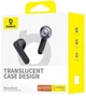 Беспроводные наушники Baseus Bowie E5 Cluster Black с прозрачным кейсом Bluetooth 5.3 Шумоподавлением и Быстрой зарядкой Black - изображение 3