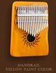 Калімба Hluru 17 клавіш масив клена Музичний інструмент Mbira для початківців і професіоналів Yellow Maple - зображення 4