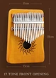 Калімба Hluru 17 клавіш масив клена Музичний інструмент Mbira для початківців і професіоналів Yellow Maple - зображення 5
