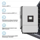 Гибридный инвертор Deye SUN-15K-SG05LP3-EU-SM2 15KW 48V 2 MPPT Wi-Fi 220/380V Трехфазный - изображение 2