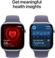 Smartwatch Apple Watch Series 11&nbsp;GPS + Cellular 42mm Silver Aluminium Case with Purple Fog Sport Band S/M (MF8H4) - obraz 5