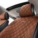 Преміум накидки для передніх сидінь CarLife Turbo, coffee 2шт SC30402 - зображення 4