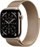 Smartwatch Apple Watch Series 11&nbsp;GPS + Cellular 46mm&nbsp;Gold Titanium Case with Gold Milanese Loop M/L (MFD84) - obraz 1