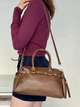 Стильна жіноча сумка з екошкіри David Jones CM7699 - рудий - изображение 3