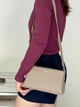 Жіноча сумка з екошкіри David Jones CM7815 - світлий тауп - изображение 2