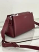 Жіноча сумка з екошкіри David Jones CM7815 - бордо - изображение 4
