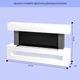 Камин электрический KLARSTEIN Studio Light & Fire 3 Smart (10038383) - изображение 8