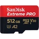 Карта памяти MicroSDXC 512GB UHS-I U3 R200/W140MB/s SanDisk Extreme Pro V30 + SD-адаптер (SDSQXCD-512G-GN6MA) - изображение 2