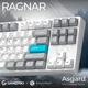 Клавіатура бездротова GamePro Asgard Ragnar Keychron Super Red Switch White (MK285WH) ( 19678 ) - изображение 5