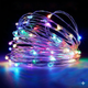 Светодиодная гирлянда Xmas Капля росы 100 Led 10m на медной проволоке Мультицветная от батареек+USB - изображение 3