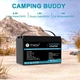 Акумулятор LiFePO4 TTWEN GRADE A 12,8V 100Ah з BMS, літій-залізо-фосфатна батарея для ДБЖ, RV, сонячних систем, струм розряду 100A - зображення 5