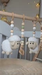 Напольный мобиль BABY GYM с игрушками, стойка Монтессори, тренажер для младенцев, Барашки - изображение 6