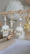 Напольный мобиль BABY GYM с игрушками, стойка Монтессори, тренажер для младенцев, Барашки - изображение 8