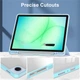 Чехол Clear Acrylic Samsung Galaxy Tab A11 Plus (2025) SM-X230, SM-X236 Голубой - изображение 4