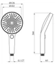Ручная лейка для душа Kroner Element 2801552901Z-0101 - изображение 4
