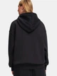 Худи на флисе женское Under Armour UA Icon Fleece OS Hoodie 1379495-001 L Черное (196883849321) - изображение 2