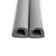 Уплотнитель для дверей клеящийся D-образный HORST DS-D 9x7,5 GRAY 6 м серый - изображение 6