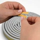Уплотнитель для дверей клеящийся D-образный HORST DS-D 9x7,5 GRAY 6 м серый - изображение 8