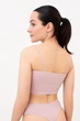 Безшовний топ на тонких бретелях Giulia CAMI TOP BRAID S/M Pink-burnished lilac, Спортивний топ на тонких бретелях - зображення 3