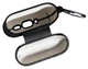 Силиконовый чехол Nik с карабином и микрофиброй для AirPods Pro 3 / black - изображение 2