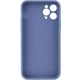 Силіконовий чохол Candy Full Camera для Apple iPhone 12 Pro (6.1") Голубой / Mist blue - изображение 2