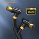Кабель телевізійний Vention Cabletime, 3m, Г-подібний 90 градусів Male to Female, 75OHM, чорний (CF34N) - зображення 2