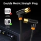 Кабель телевізійний Vention Cabletime, 3m, Г-подібний 90 градусів Male to Female, 75OHM, чорний (CF34N) - зображення 4