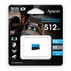 Карта памяти microSD 512Gb Apacer Express Class 10 UHS-I U3 V30 A1 (AP512GMCEXG3X17-RA) - изображение 2