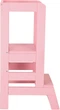 Podest Springos Pomocnik kuchenny dla dzieci 90 cm Różowy (5907719419916) - obraz 3