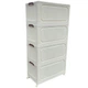 Пластиковый комод 120×33×53,5 см 4 яруса - изображение 8
