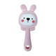 Силіконовий прорізувач-брязкальце "Рожевий Зайка" - зображення 1