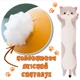 Мягкая игрушка-подушка Кот Батон 90 см серый - изображение 2