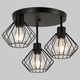 Потолочная люстра с 3 плафонами в стиле лофт "Loft Trio Light" (52-102-3(108) BK) - изображение 4