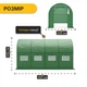 Садова теплиця парник LEOBRO Garden 9м2 Green (LB-G102-GRN) - зображення 2